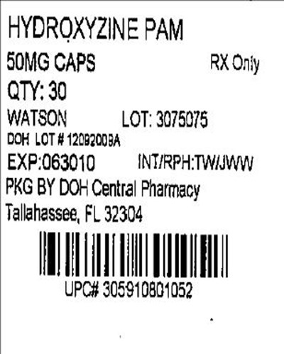 50mg Label - Hydroxyzine 50mg(Watson)